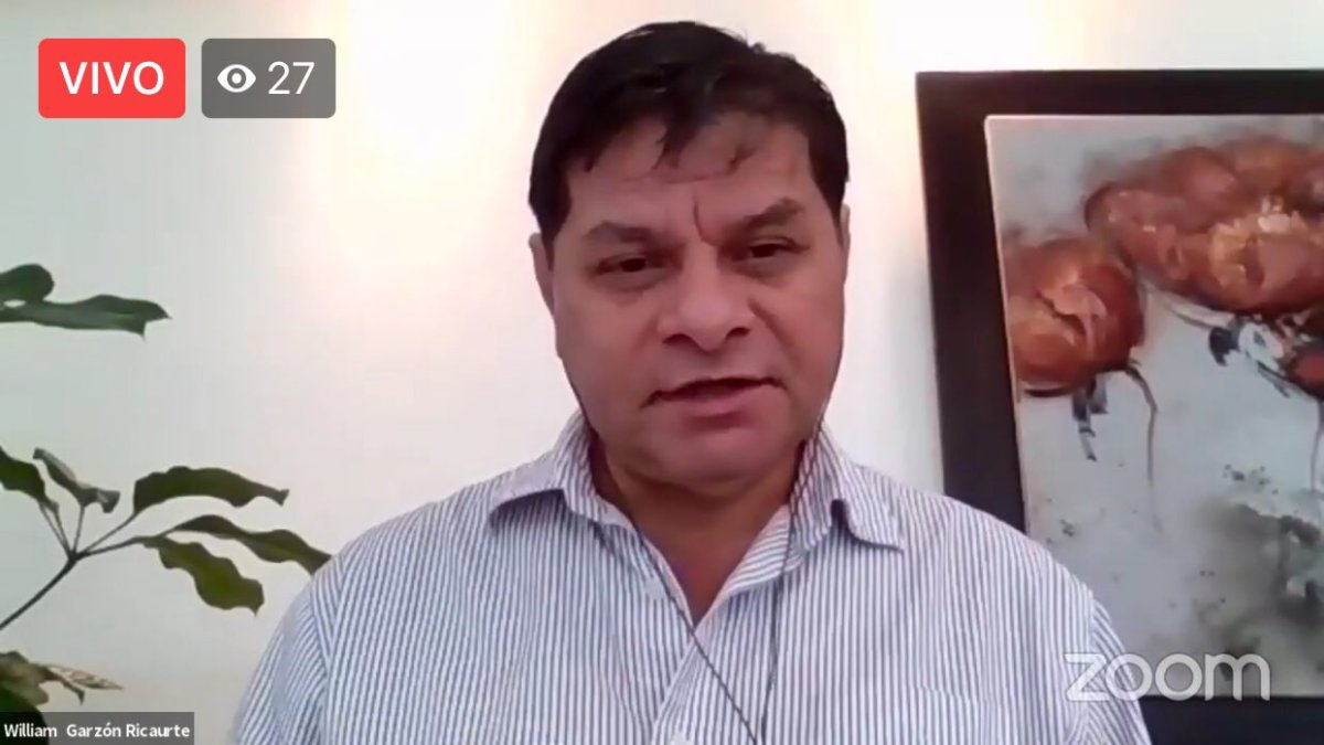 El presidente de la Comisión de Salud, William Garzón, presentó la agenda de trabajo