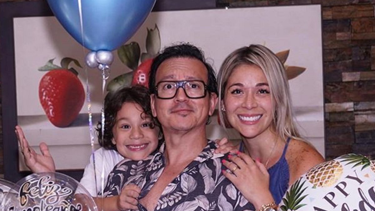 Catherine con su familia.