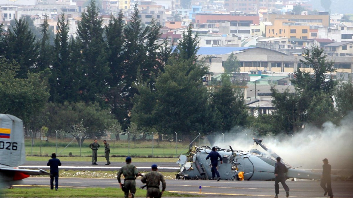 Accidente. A las aeronaves adquiridas en gobierno del expresidente Rafael Correa se les detectaron fallas.