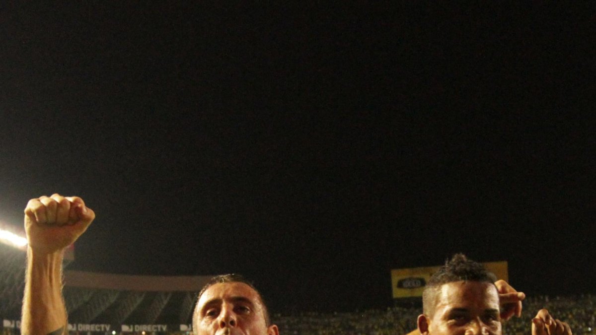 Damián 'El Kitu' Díaz, junto a Michael 'Gambetita' Arroyo.