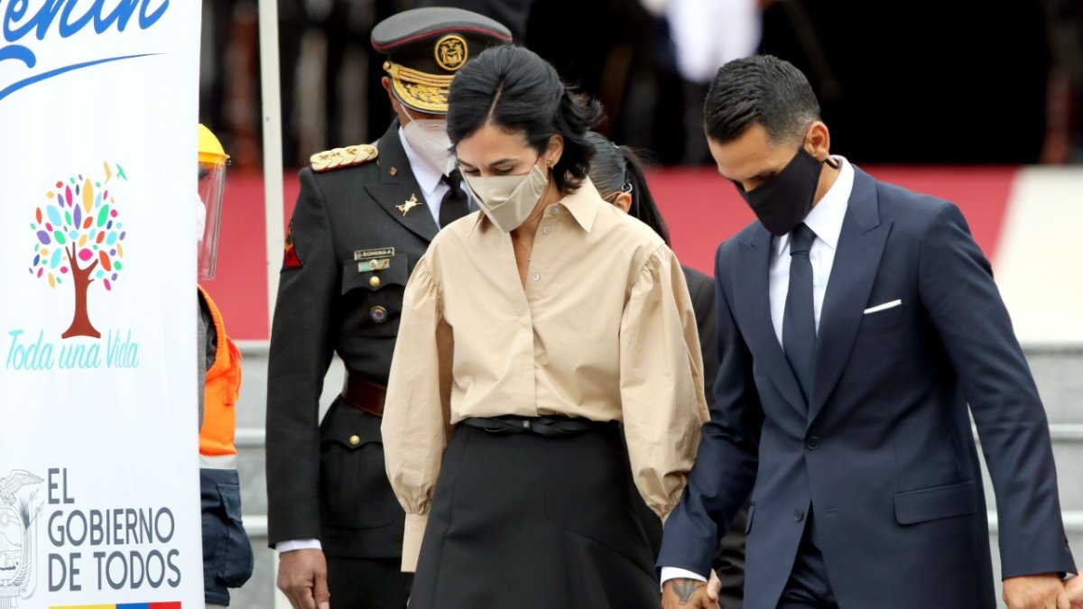 Figura. La vicepresidenta María Alejandra Muñoz.