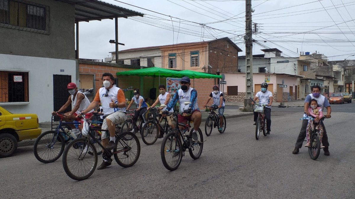 Jornada. Durante este mes, los ciclopaseos se han multiplicado en el sector.