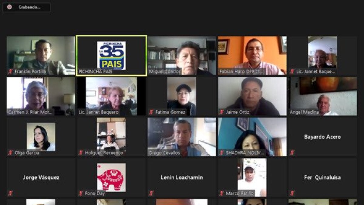 La militancia de Pichincha de Alianza PAIS ha sido una de las más activas durante la emergencia sanitaria.