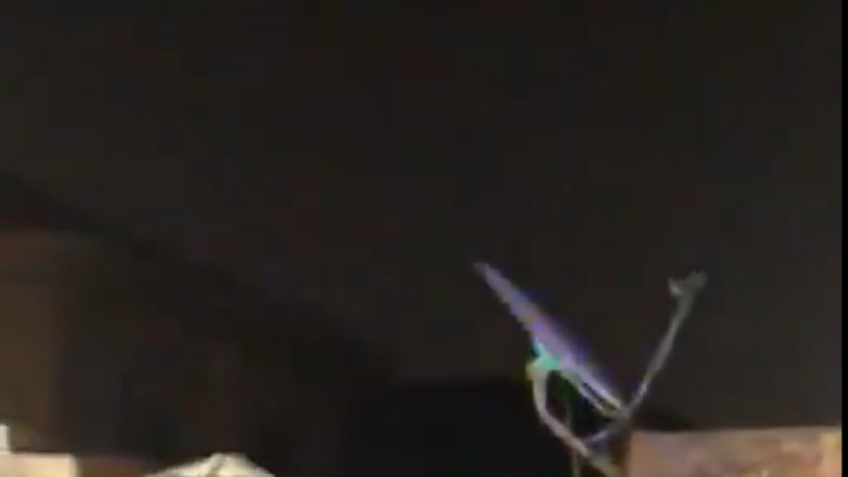 Las imágenes que se difundieron a través de las redes sociales.