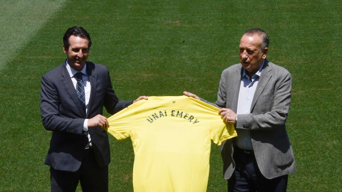 Unai Emery fue presentado en el estadio la Cerámica del Villarreal.

 FBL-ESP-LIGA-VILLARREAL