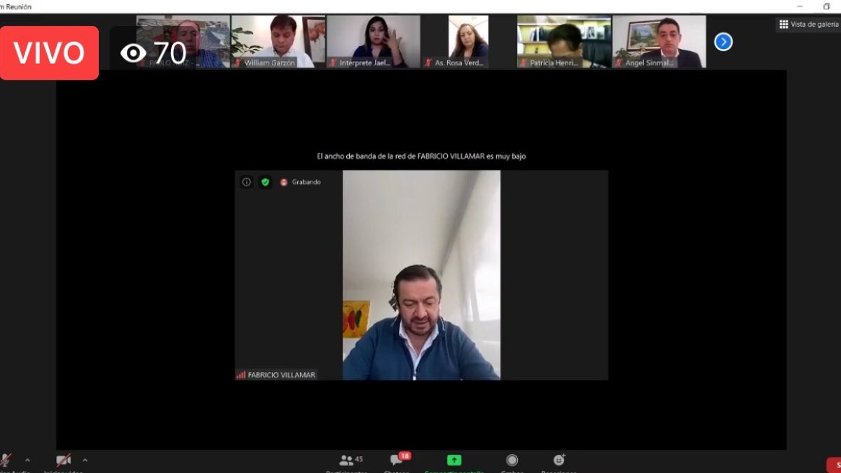 Actor. Fabricio Villamar aseguró que espera la certificación del Ministerio de Salud para responder sobre el carné.