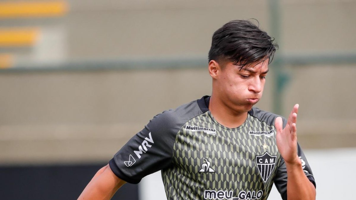 Alan Franco ingresó cerca del final en la victoria del Atlético Mineiro ante el cuadro colombiano.
