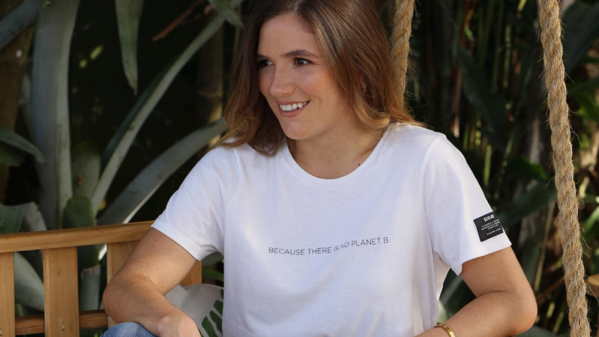 Roberta Lebed en la sesión de fotos para EXPRESIONES