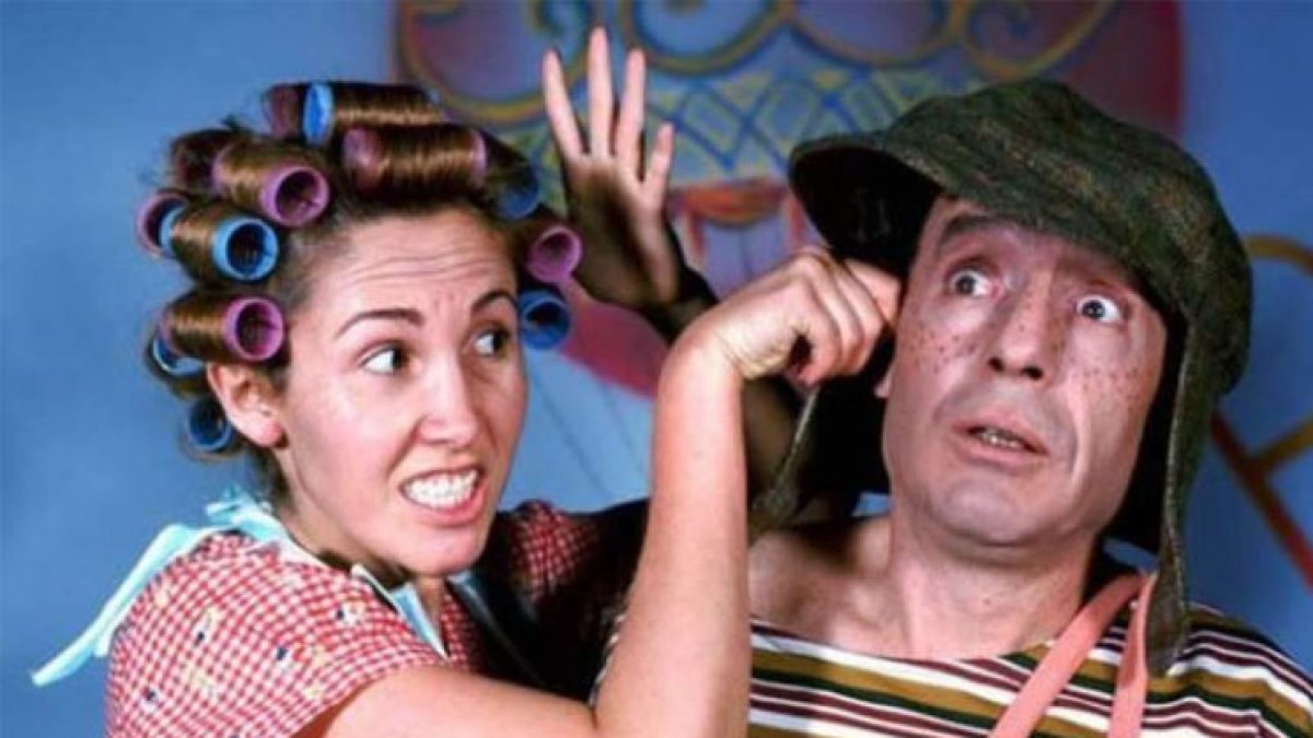 Florinda Meza y Roberto Gómez Bolaños.