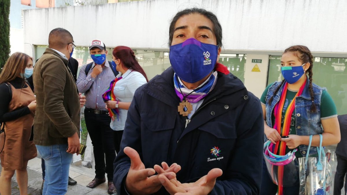 Yaku Pérez acudió a la Corte Constitucional