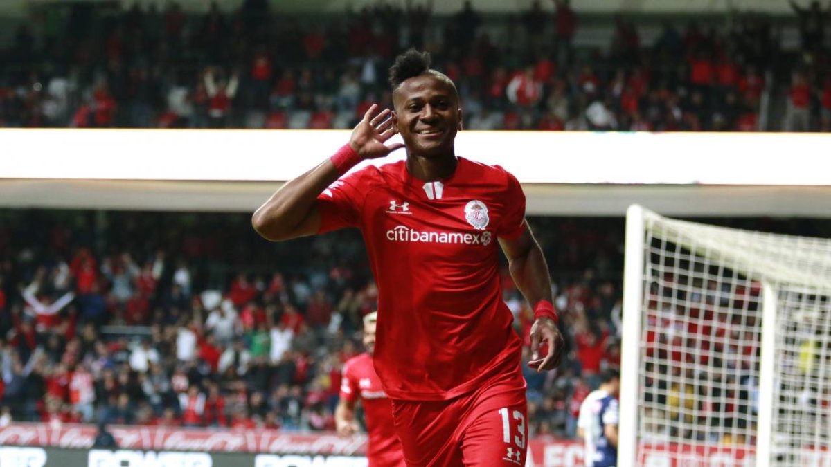Michael Estrada, atacante ecuatoriano del Toluca, marcó un tanto al Atlético San Luis en la anterior fecha de la Liga MX.