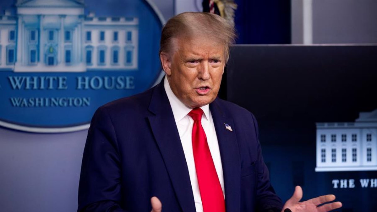 Archivo. Trump se presenta a la reelección y se batirá al exvicepresidente Joe Biden, aspirante demócrata a la Casa Blanca.