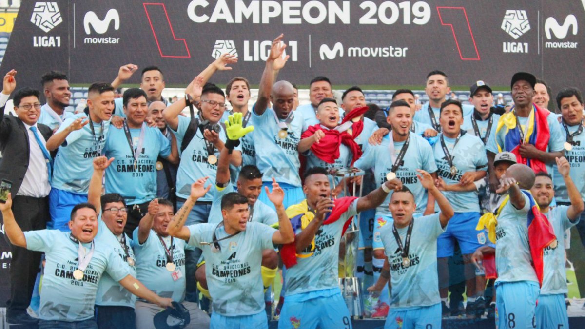 El Binacional se coronó campeón peruano en la temporada 2019.