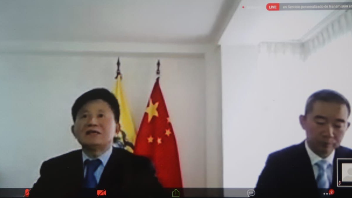 El embajador de China en Ecuador aseguró que su gobierno exige que se cumplan todas las normas internacionales para la pesca.