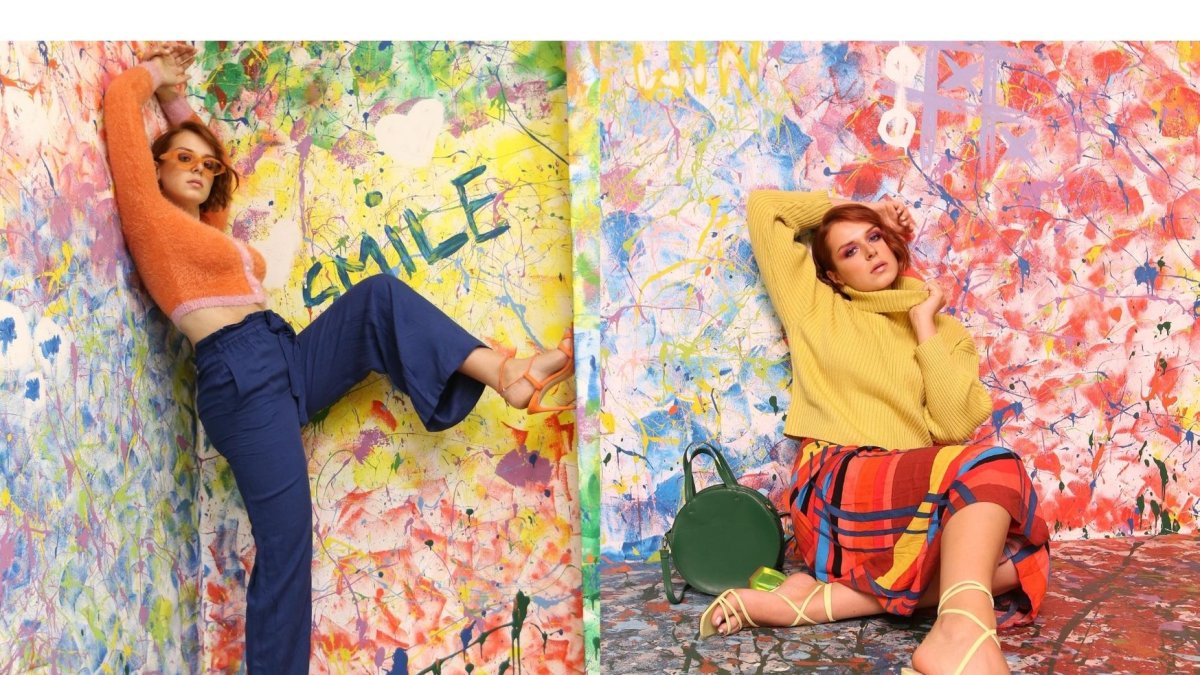 Looks con colores vivos.