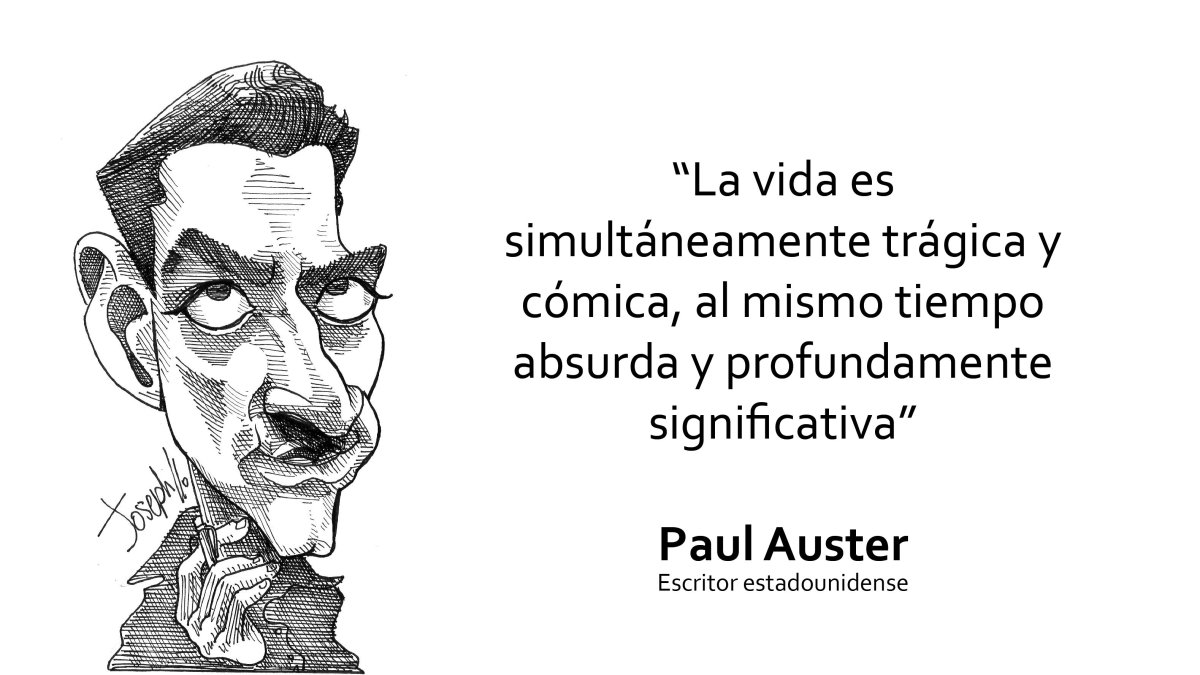 Paul Auster es un escritor, guionista y director de cine estadounidense.
