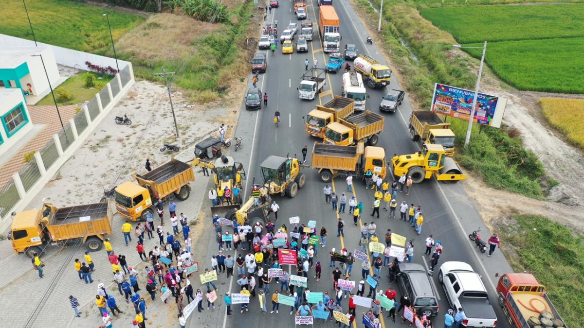 El ingreso a Santa Lucia estuvo cerrado.