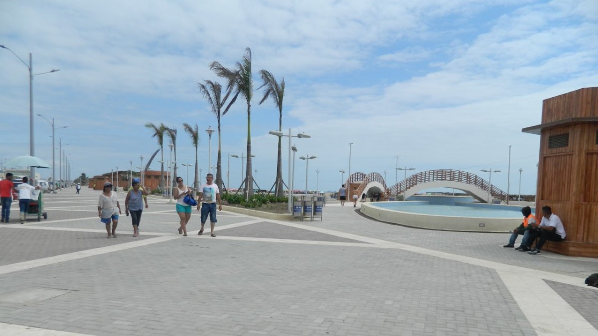 La obra. En febrero pasado, la primera fase del malecón fue entregada.