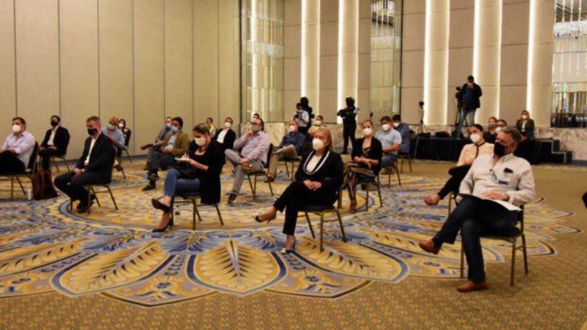 El sector turístico se reunió en Guayaquil, en el hotel Hilton, para analizar soluciones a la crisis económica por el coronavirus.