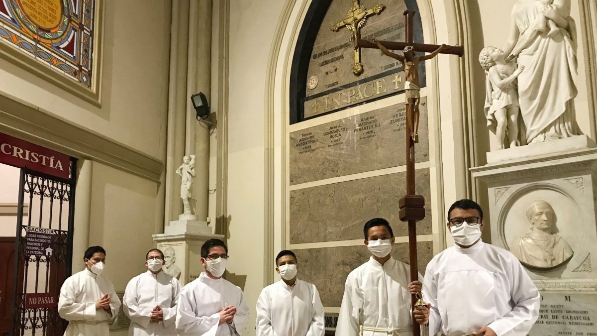 Ordenación. Los religiosos pertenecen a la Arquidiócesis de Guayaquil