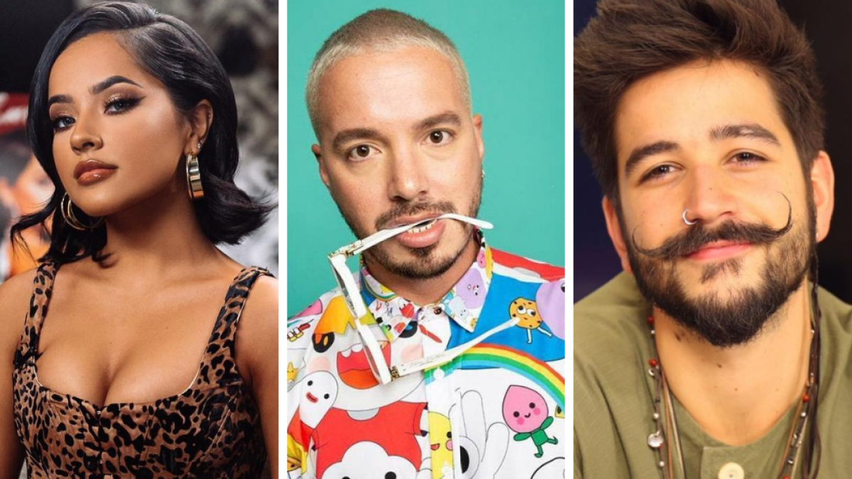 Becky G, J Balvin y Camilo.