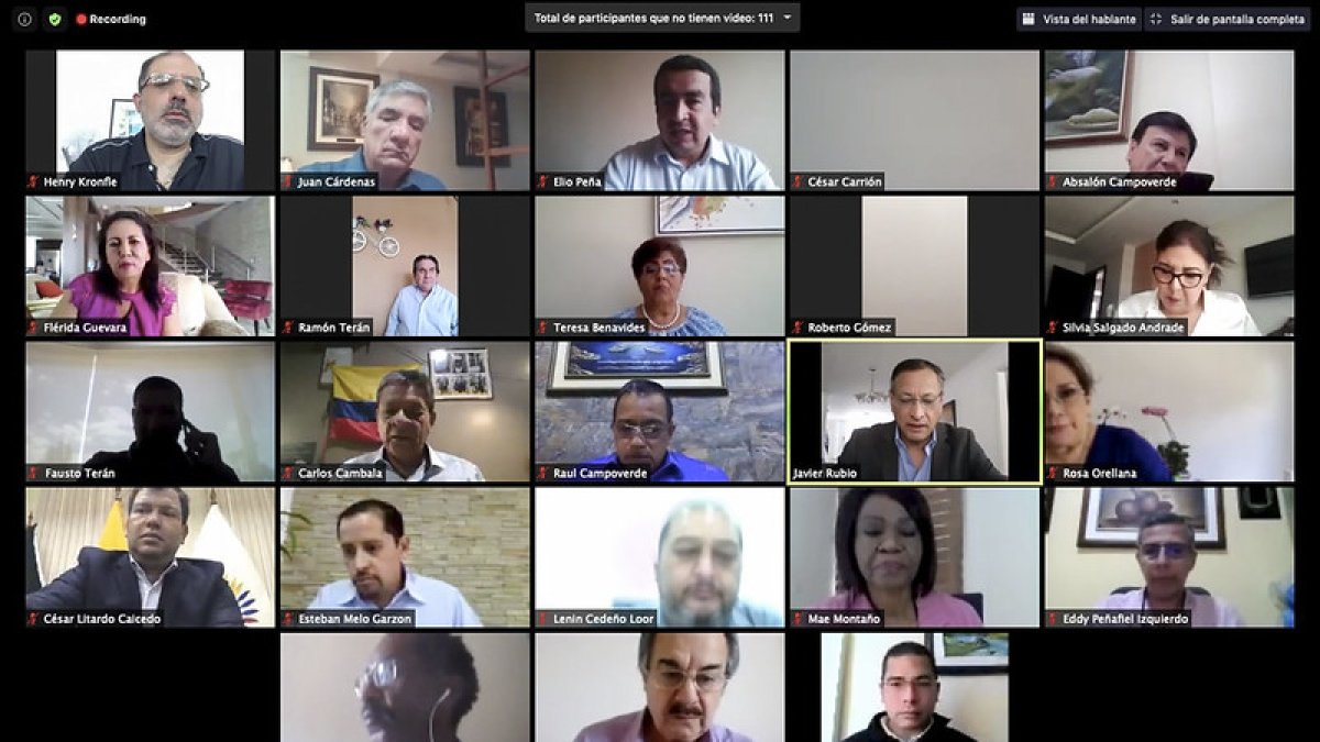 Las sesiones de la Asamblea Nacional se mantienen de forma virtual..