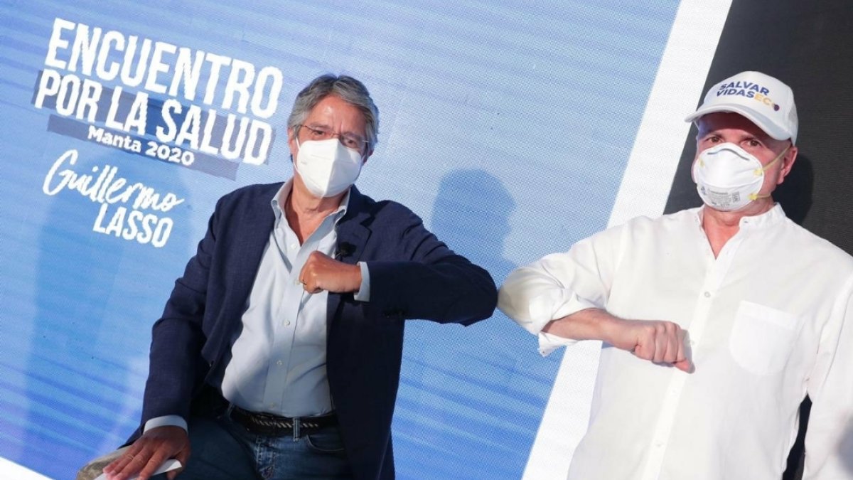 Guillermo Lasso y Alfredo Borrero integran el binomio del movimiento CREO.