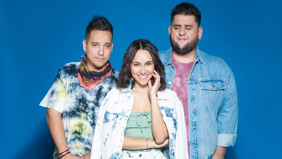 Pablo, Melissa y Román, integrantes de Matisse.