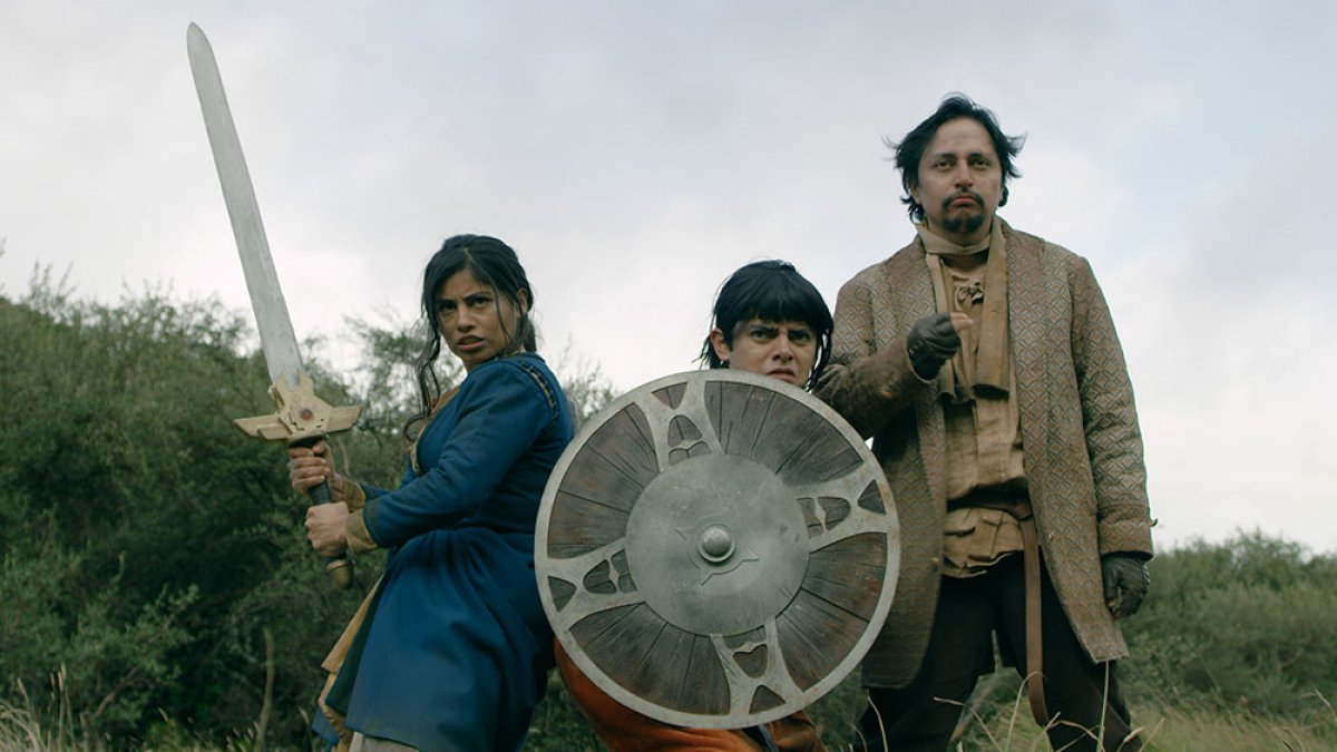 Antonella Valeriano, Diego Ulloa y Orlando Herrera