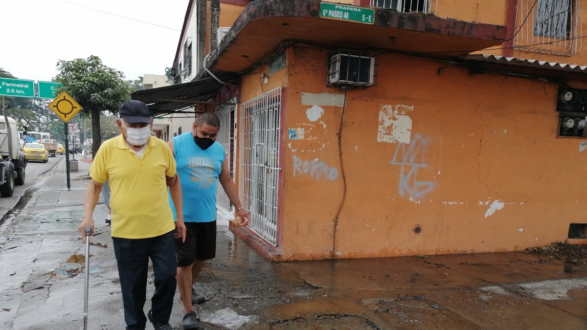 Una fuga de agua que dio en la ciudadela Pradera 2 el pasado viernes 21 de agosto.