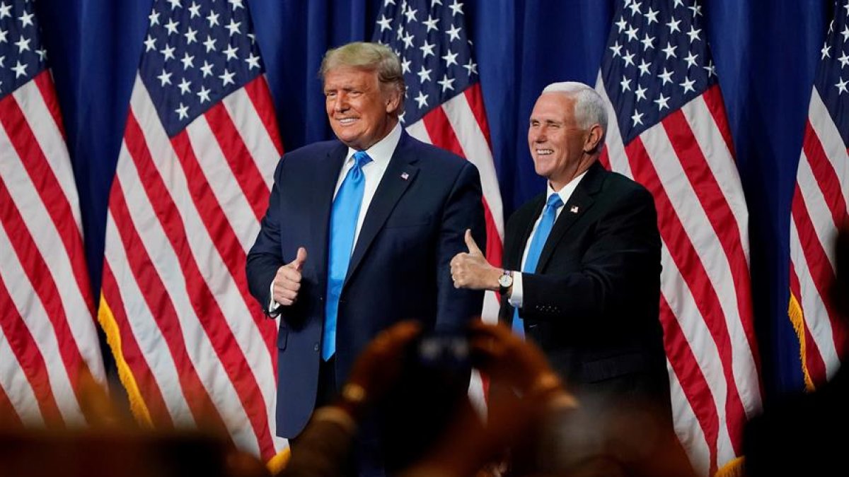 Donald Trump y Mike Pence, la carta de los republicanos para seguir en la Casa Blanca.