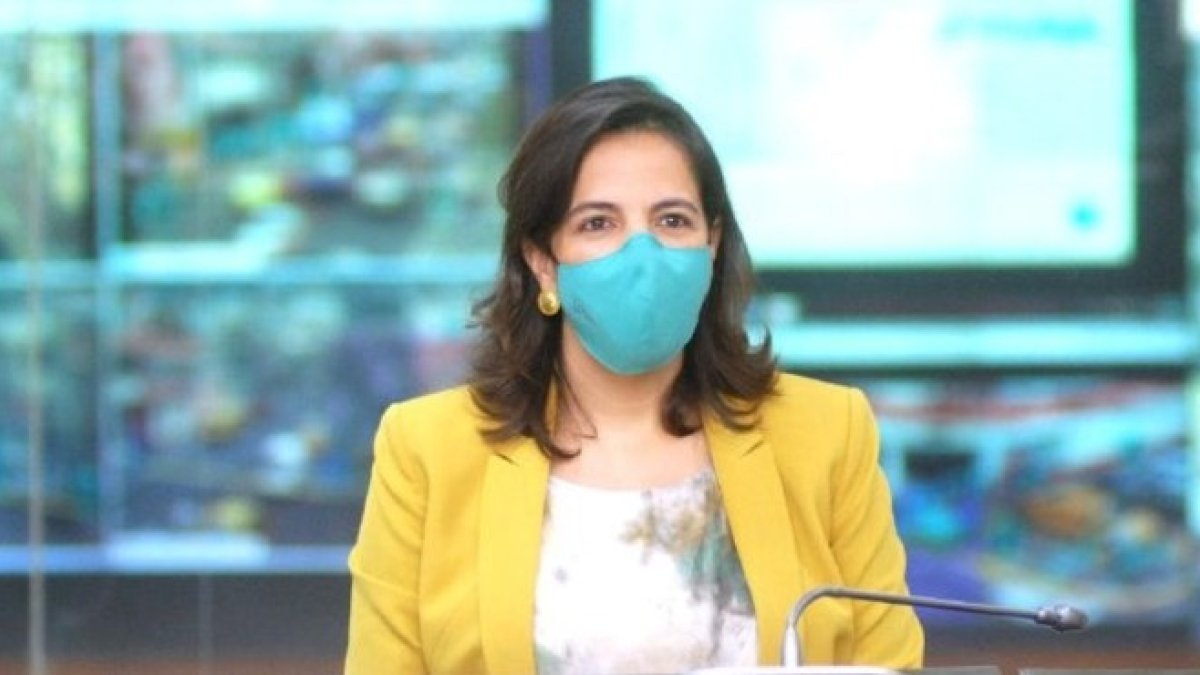 Referencial. María Paula Romo habló sobre cómo se efectuarán las medidas de bioseguridad el día de las votaciones.