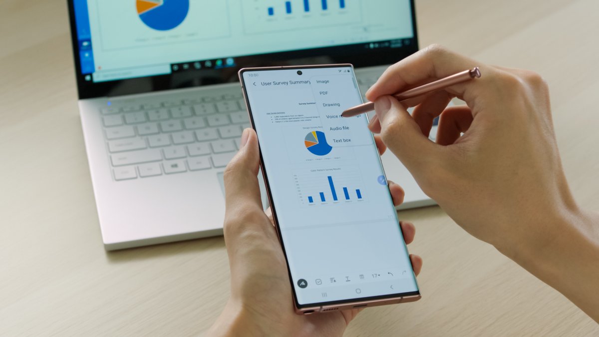 Galaxy Note 20 es un poderoso centro de productividad, que se conecta a la perfección con el ecosistema Galaxy.