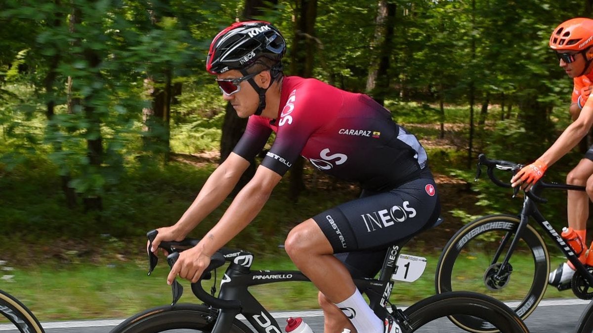 Richard Carapaz dijo que se siente muy motivado por participar en el Tour de Francia.