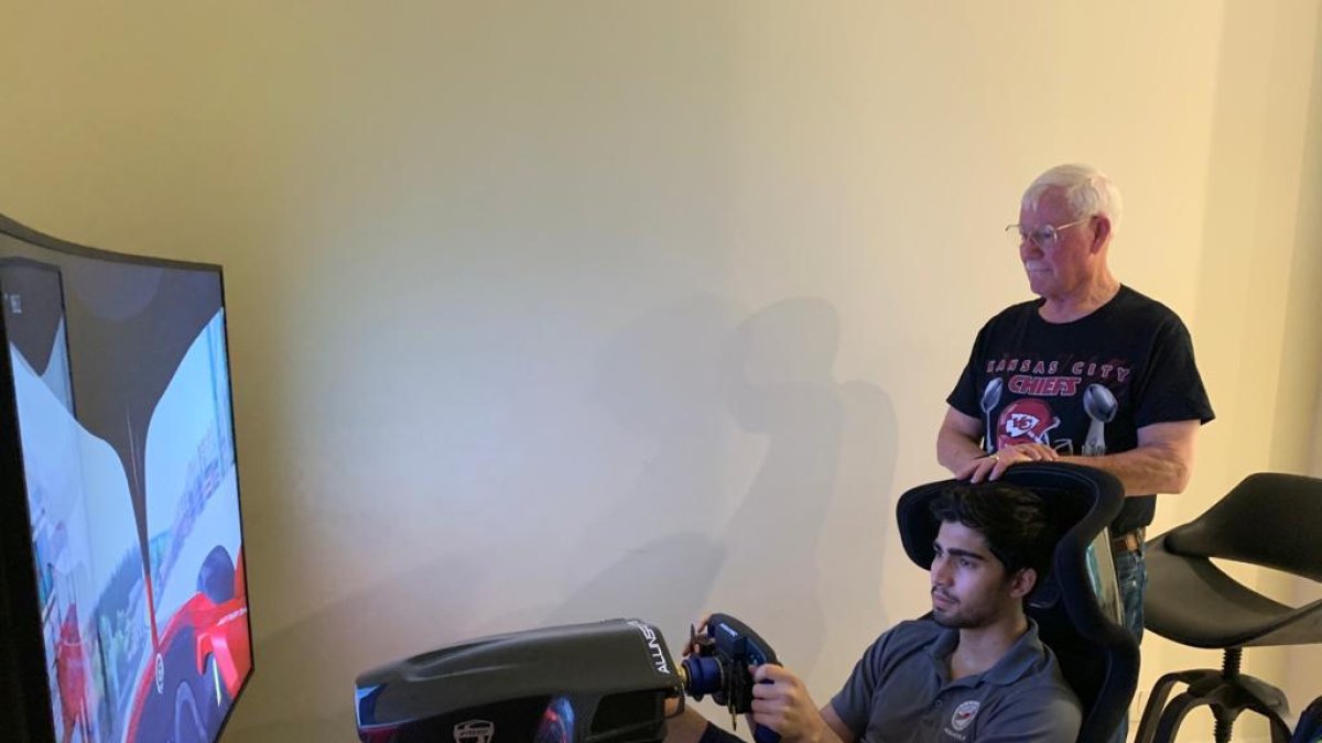 Juan Manuel Correa participó en varias carreras del torneo virtual, entre ellas el Gran Premio de China de Fórmula 1.