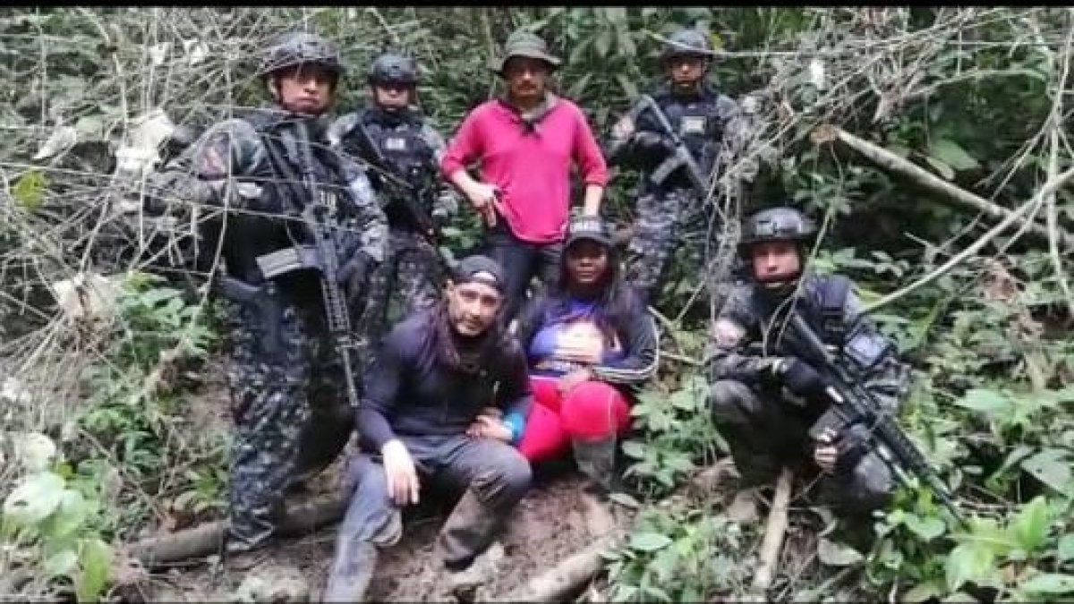 La labor de rescate fue efectuada por la Policía Nacional con la UNASE.