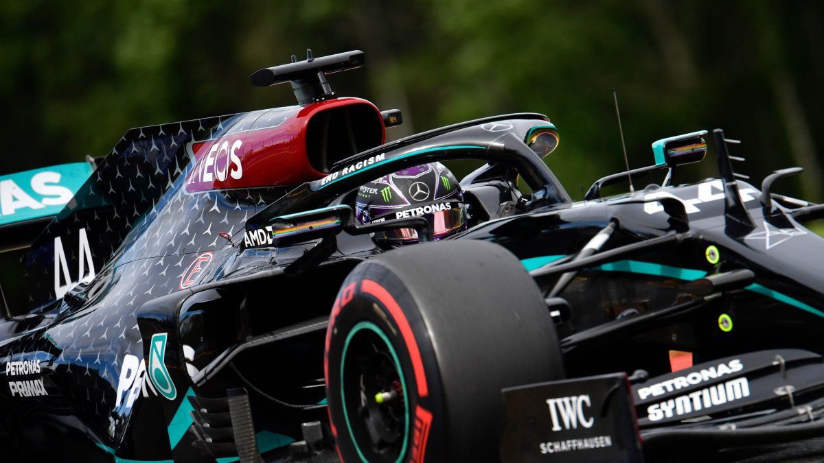 El Mercedes de Lewis Hamilton estuvo incomparable en Spa-Francorchamps.