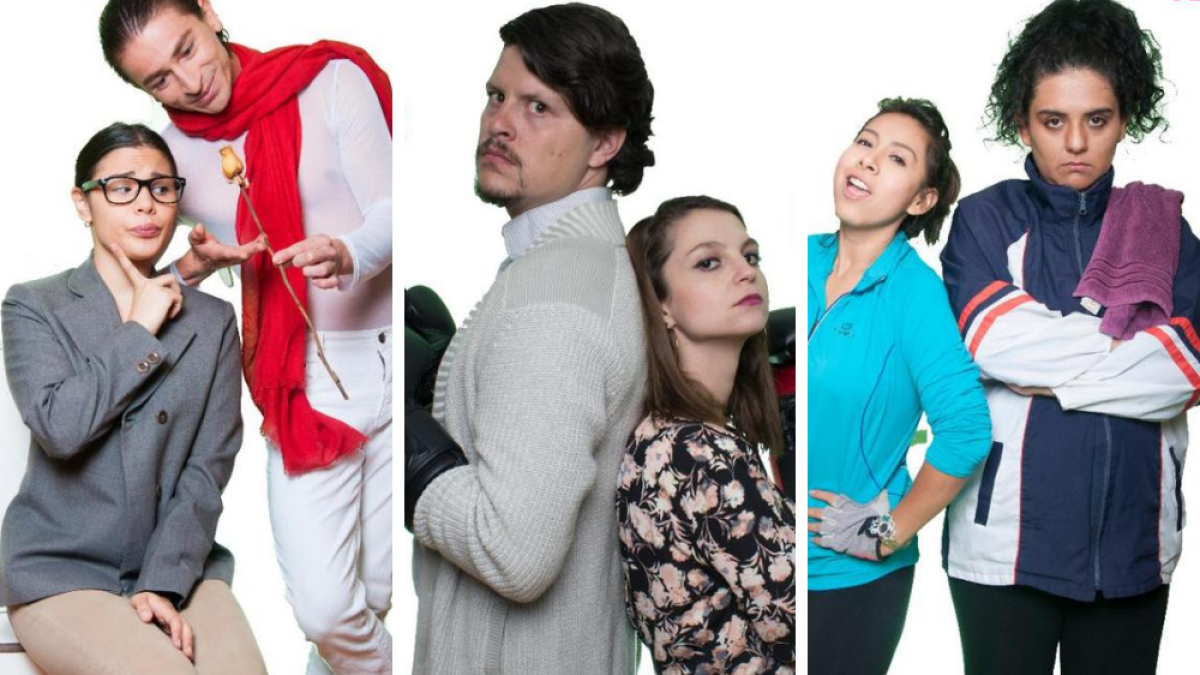 Las tres obras propuestas por la compañía teatral.