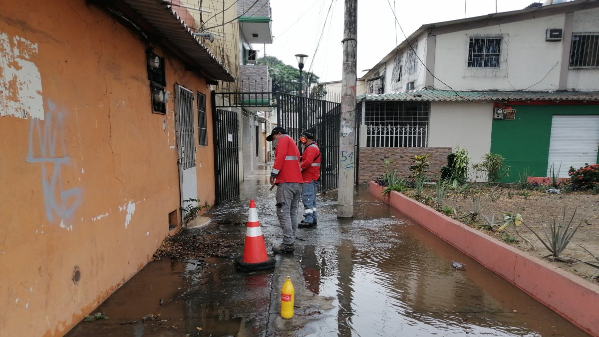 El 24 de agosto de 2020 una tubería de agua potable se rompió.