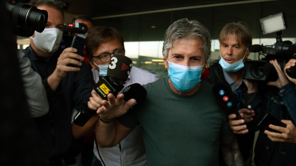 Jorge Messi, padre y agente de Lionel, ahora está enfermo