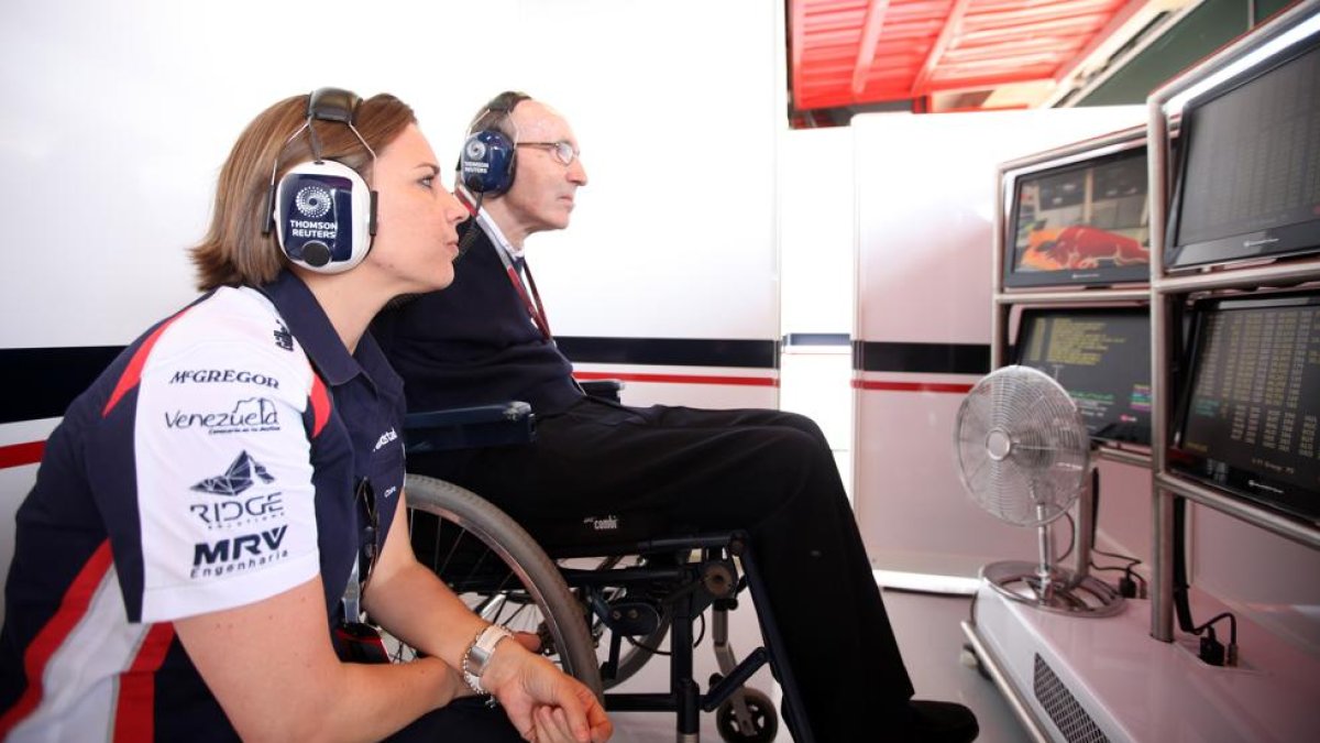 Claire Williams y su padre Frank, intentaron sacar a flote a una escudería muy venida a menos en los últimos años.