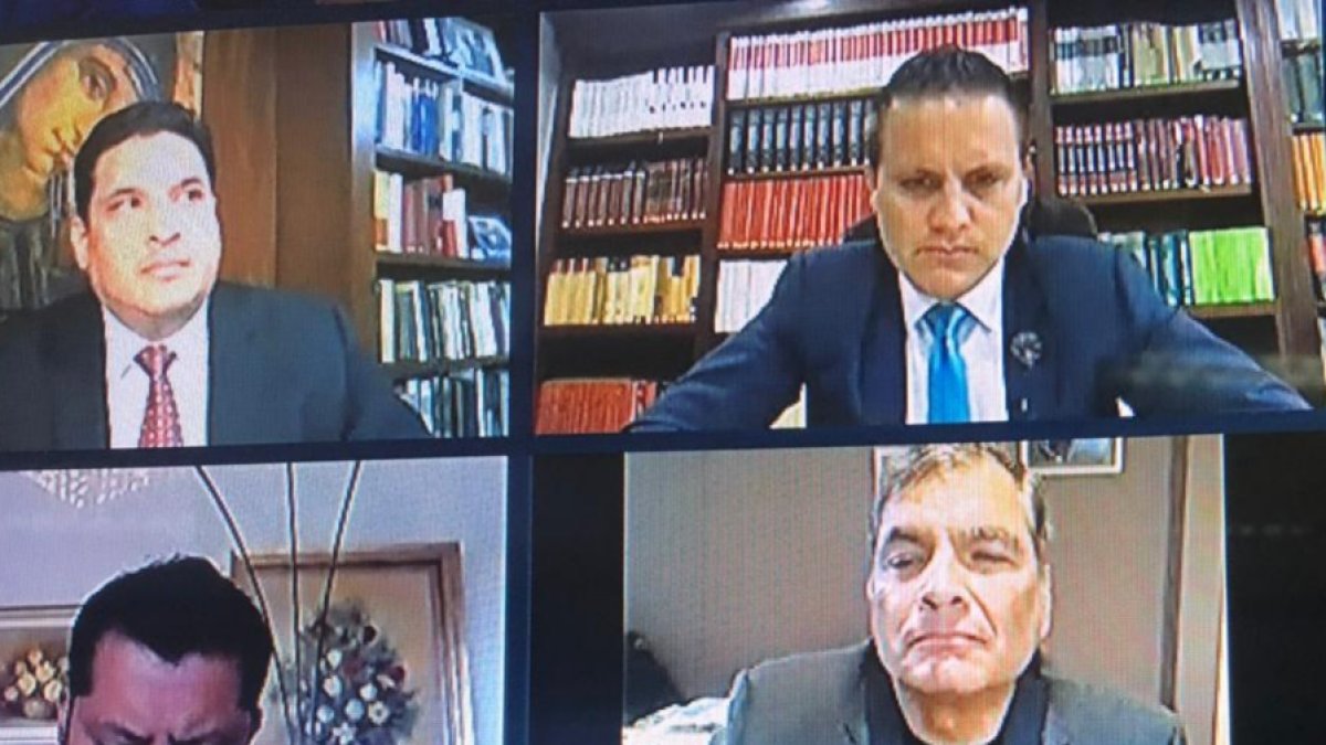 Recurso. En la audiencia de casación en el caso Sobornos el expresidente Rafael Correa fue escuchado por el tribunal.