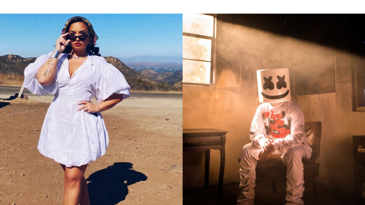 Demi Lovato y Marshmello.