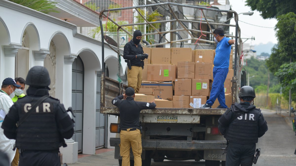 El pasado 3 de junio, la Fiscalía decomisó insumos médicos en la casa de la familia Bucaram.