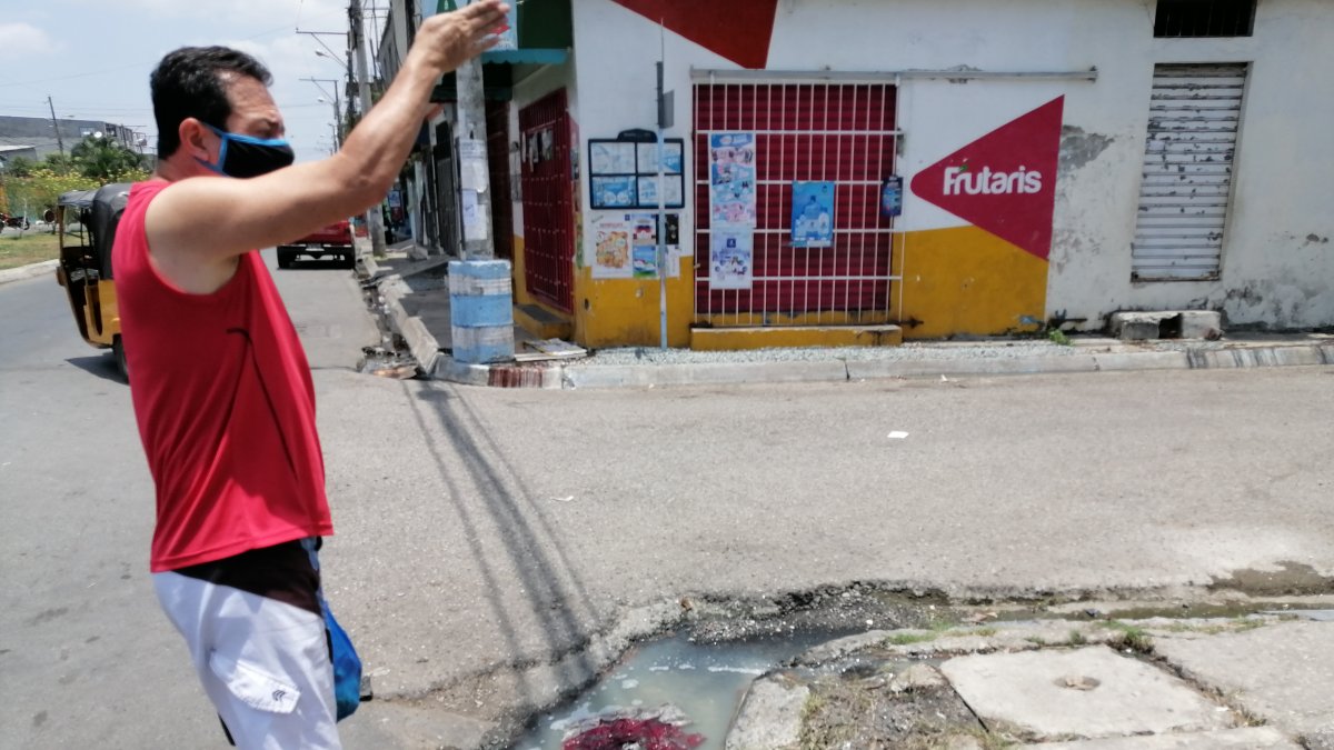 Problema. Los moradores denuncian que el problema se registra hace un mes.