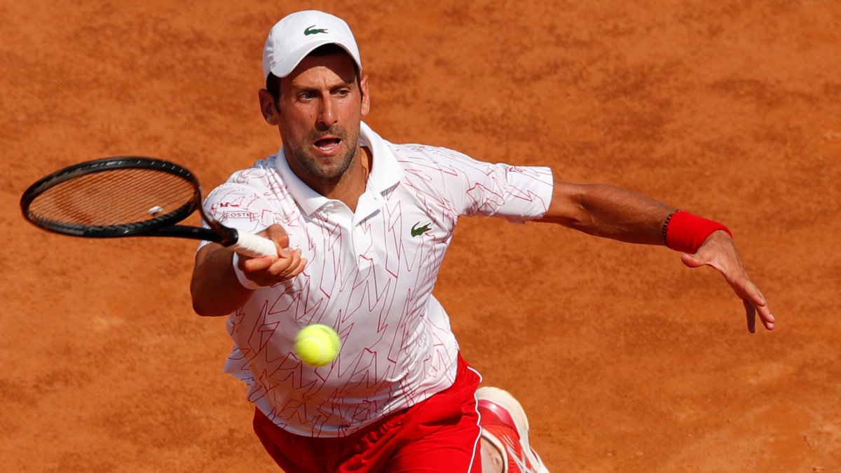 El serbio volvió a las canchas tras la eliminación del US Open.