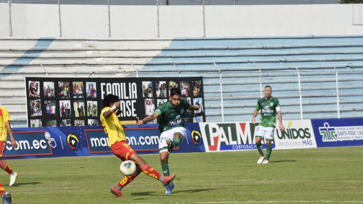 El equipo machaleño tuvo a un fino Luis Espínola que aportó para salvar un punto ante Aucas.