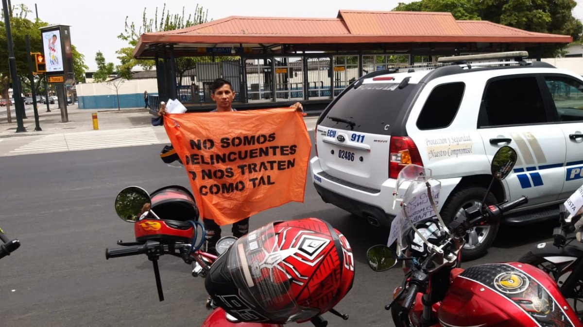 Motociclistas salieron a protestar durante tres días, contra la reforma.