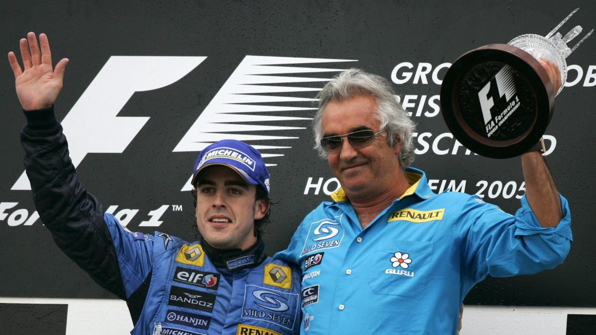 Fernando Alonso firmò con Renault sus mejores páginas en la F1 tras conseguir con ellos sus dos títulos mundiales -2005 y 2006-.