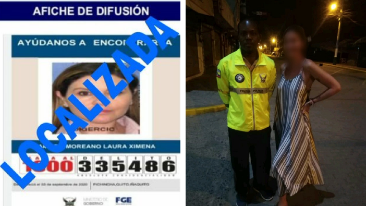 La exreina de belleza fue localizada en Esmeraldas.